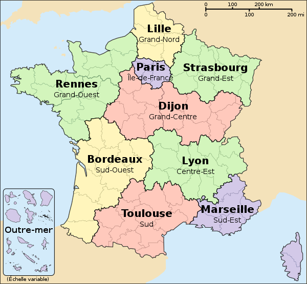 carte france